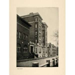  1900 Print Harvard University Apley Court Dormitory 