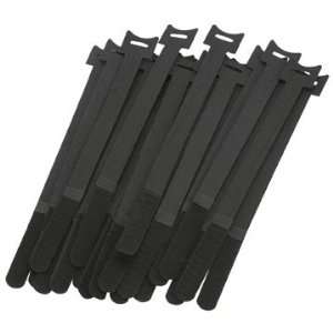    20 Piece 10 inch Hook and Loop Cable Ties Velcro Electronics