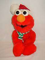 1997 Tyco Jim Henson Sesame Street Plush Holiday Elmo  