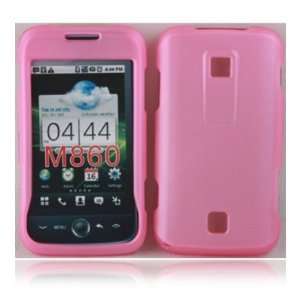   SOLID BABY PINK CASE FOR HUAWEI ASCEND m860 Cell Phones & Accessories