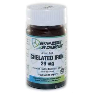 Better Bodies By Chemistry Chelated Iron Amino Acid, Vegetarian 