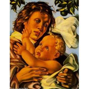  Hand Made Oil Reproduction   Tamara de Lempicka   24 x 32 