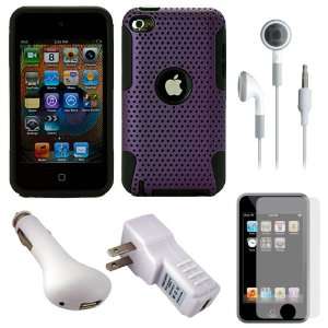  Crystal Hard Snap on Case and Black Silicone Gel Skin for Apple 