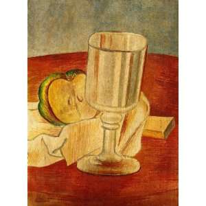  Oil Painting Still Life with Gobleet Pablo Picasso Hand 