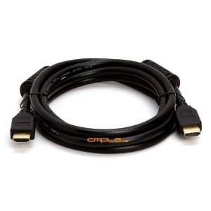  28AWG HDMI Cable with Ferrite Cores Black 6ft Electronics