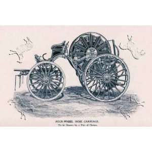  Four Wheel Hose Carriage To be Drawn by a Pair of Horses 