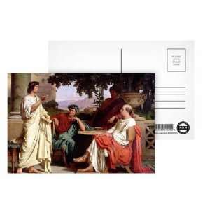 Horace, Virgil and Varius at the house of Maecenas by Charles Francois 