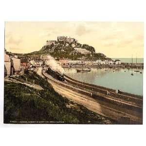  Jersey,Gorey,the castle,Channel Island,England,c1895