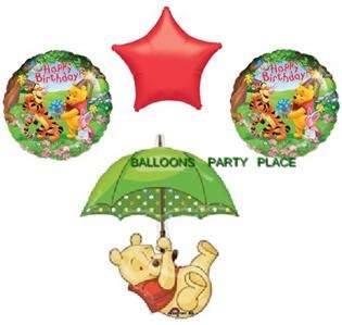 WINNIE THE POOH woods Happy birthday party decorations BALLOONS 