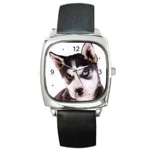  Siberian Husky Puppy Dog 16 Square Metal Watch FF0630 