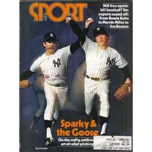 Goose Gossage, Sparkey Lyle (Sport Magazine) (April 1978) (New York 