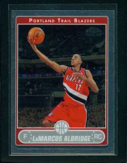 LAMARCUS ALDRIDGE TRAILBLAZERS 2007 TOPPS CHROME ROOKIE #183 NBA CARD 