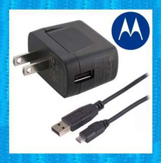 OEM Home Charger+USB Cable for Verizon Motorola Droid X  