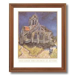  Vincent Van Gogh French Church Auvers Picture Oak Framed 
