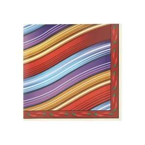  Fiesta Serape Luncheon Napkins 