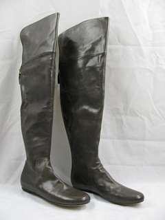 Vera Wang Larissa Gray Over The Knee Boots Womens 7M  