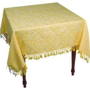  Garden Jacquard Yellow Tablecloths
