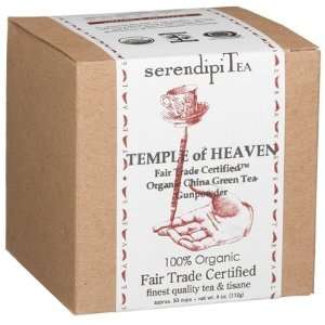 com SerendipiTea Temple of Heaven, Organic Green Tea & Gunpowder Tea 