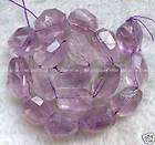 High Quality 15x25mm Free Form Faceted Amethyst 15.5  