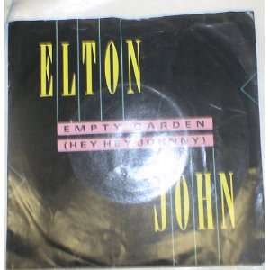 Vintage 9 45rpm Vinyl Record  Elton John Empty Garden & Take Me Down 