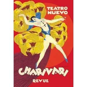  Vintage Art Teatro Nuevo Charivari Revue   01722 8