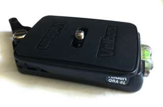 Velbon QRA 667L + QRA 6L Quick Shoe adapter /QR plate  