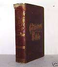 ANTIQUE 1887 BIBLE SCENES STUDIES BOOK ILLUSTRATED LEATHER HARD COVER 
