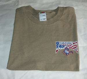 Operation Iraqi Freedom Tee Shirt Size XL  