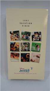 Disney Institute 1997 Vacation Planning Video VHS  