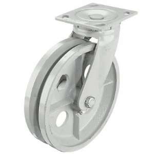  Fairbanks Swivel Steel V Groove Caster   4in. x 2in.