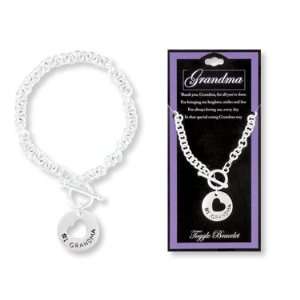   Grandma Toggle Bracelet Charm Fashion With Message