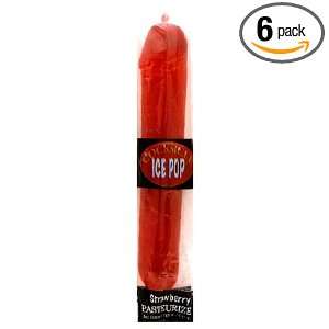  Adult Candy Shoppe Cocksicle Ice Pop, Strawberry (Pack of 