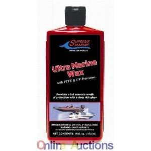 Supreme Marine   Ultra Marine Wax  Ptfe & Uv Protection   Full Case 