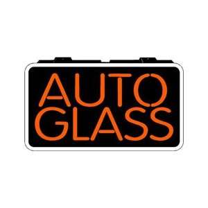 Auto Glass Backlit Sign 13 x 24