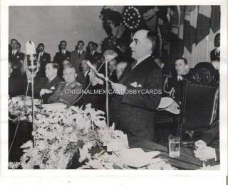 GETULIO VARGAS DURING SPEECH AT NATIONAL THE PHOTO 1942  