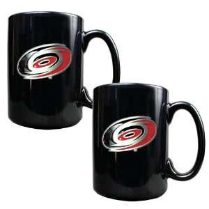  Carolina Hurricanes 2 Piece Matching NHL Ceramic Coffee 