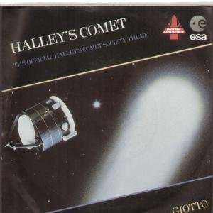  HALLEYS COMET 7 INCH (7 VINYL 45) UK COLUMBIA 1985 PAUL 