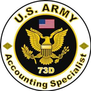  United States Army MOS 73D Accounting Specialist Decal 