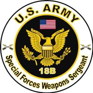  United States Army MOS 18B Special Forces Weapons Sergeant 