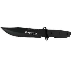   Fixed Blade Drop Point Fixed Blade Knife with Ballistic Belt Sheath