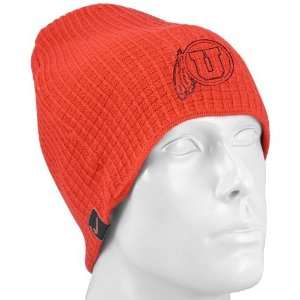  Nike Utah Utes Red Third and Long Knit Beanie Sports 