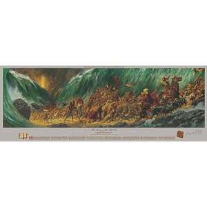 Official Arnold Friberg Signed Artist Proof  Parting of the Red Sea 