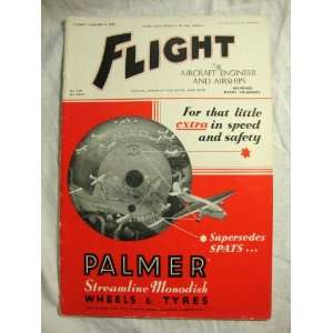   1936 Palmer Streamline Monodisk Wheels & Tyres Royal Aero Club Books
