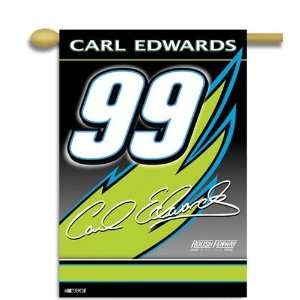 99 Carl Edwards 2011 28X40 2Sided Banner Flag  Sports 