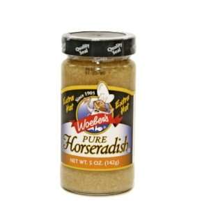 Woebers Pure Horseradish x Hot (5 oz)  Grocery & Gourmet 