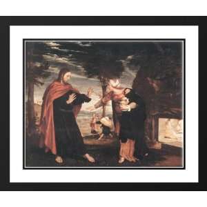 Holbein, Hans (Younger) 23x20 Framed and Double Matted Do Not Touch Me 
