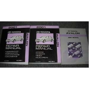  2001 Toyota Avalon Service Repair Shop Manual Set OEM (2 