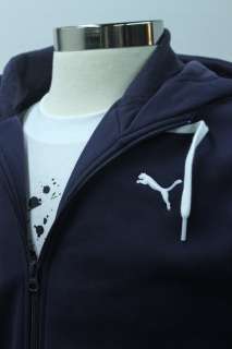 New With Tags PUMA mens F/Z Hooded Fleece Training Jacket