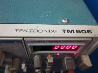 Tektronix TM506 w/ FG504 DM501A PG508 DC505A System  