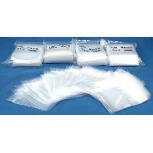  500 Zipper Poly Bag Resealable Plastic Shipping Bags 3 x 